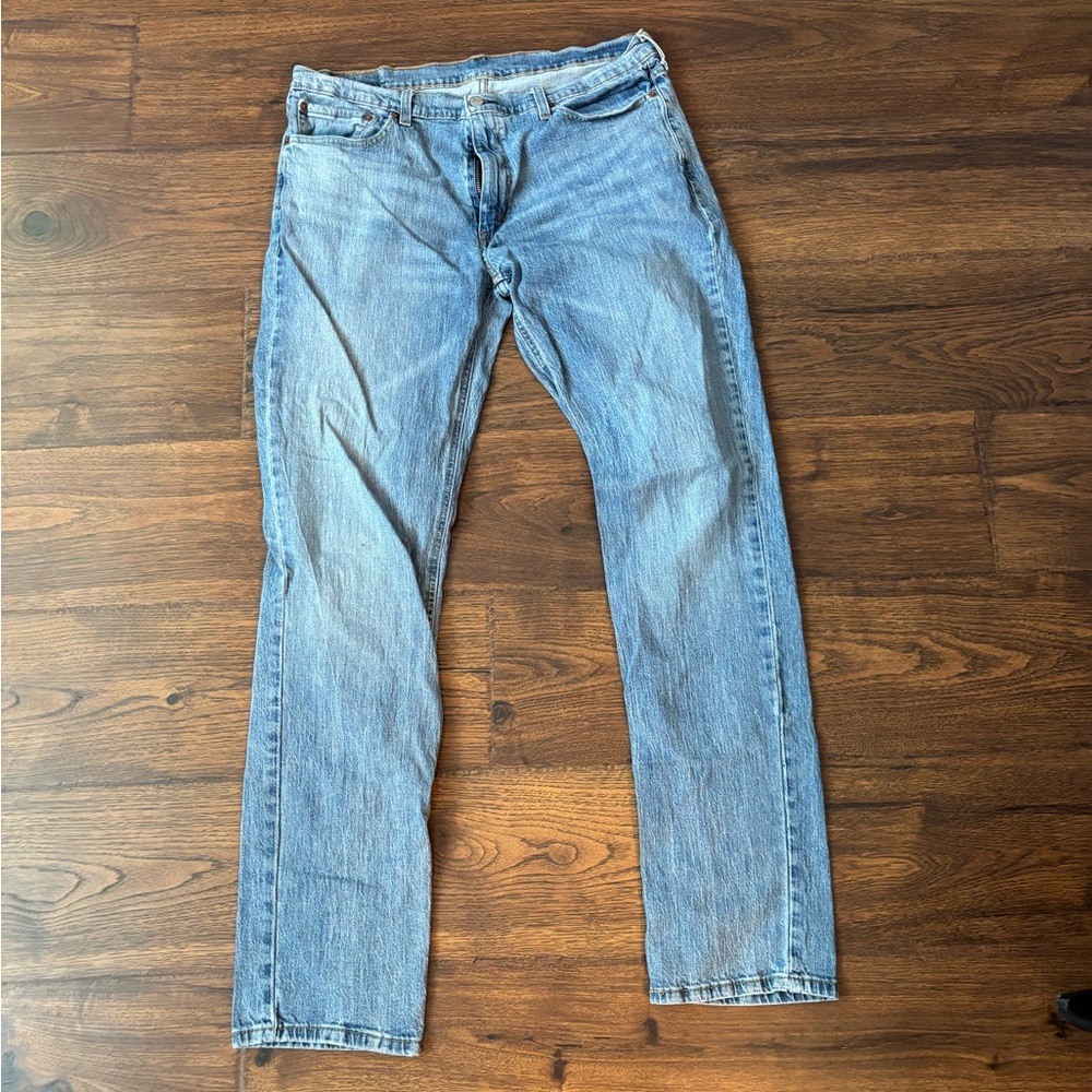 Levi's Blue Straight-Leg Jeans Classic Denim